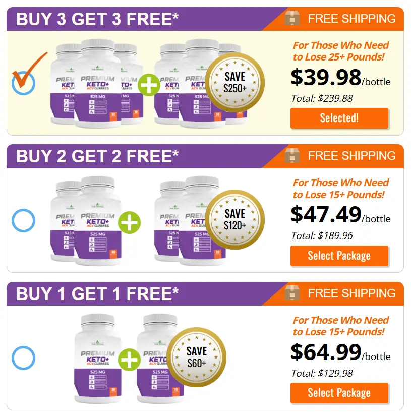 Premium Keto+ ACV Gummies Official Website USA
